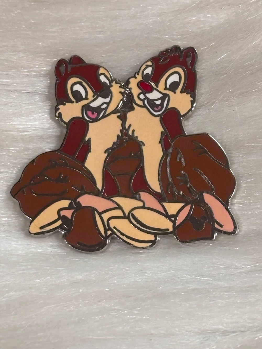 DLR 2007 Hidden Mickey Chip & Dale Health Food Acorns and Walnut Pin